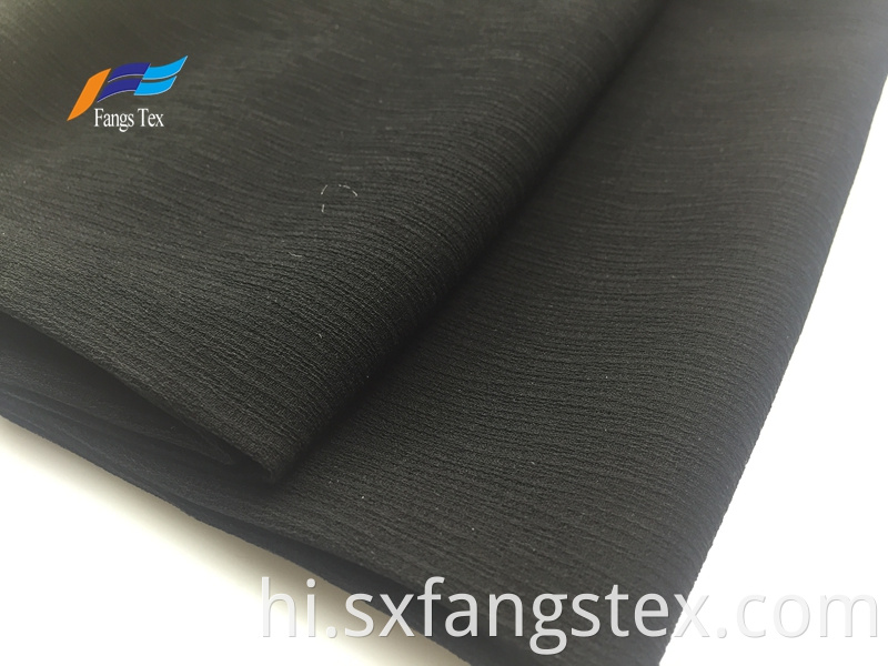 Breathable 100% Polyester Bark Crepe Chiffon Abaya Fabric 1